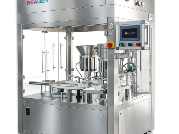 Vials Filling and Cap Scrimping Automatic Workshop Line