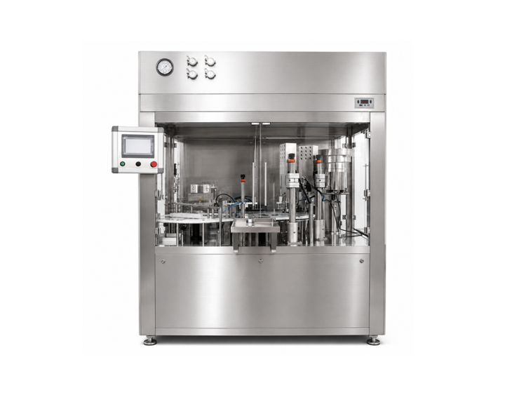 Automatic Double-Head Filling and Capping Machine
